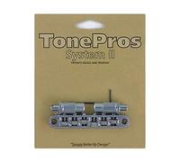TonePros TPFR C - Metric Tune-O-Matic Bridge with Roller Saddles (Large Posts) - Chrome