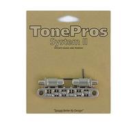 TonePros TPFR N - Metric Tune-O-Matic Bridge with Roller Saddles (Larghezza) - Nichel