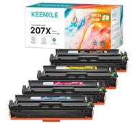 Toner 207X compatibile con HP 207A per HP Color LaserJet Pro MFP M283fdw | Con chip, alta portata, compatibile con HP Color LaserJet Pro MFP M282nw, M255dw, M283fdn, W2210X/W2211X/W2212X/W2213X