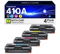 Toner 410A compatibile con HP 410X CF410X CF410A Multipack per HP MFP m477fdw Cartuccia Toner Color Laserjet Pro MFP M377dw M477fdn M452dn M452nw M477 M477fnw M452dw M477dw M47dw (Confezione da 4
