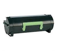 Toner 502X Nero RigeNeroto per Lexmark MS410D MS410DN MS510DN 610DE 610DN 610DTE 50F2X00 502X 10.000 Pagine