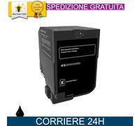 Toner 74C2SK0 Nero per Lexmark Compatibile