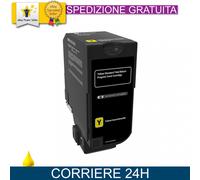 Toner 74C2SY0 Giallo per Lexmark Compatibile