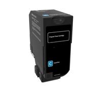 Toner 78C2XC0 ciano Alta capacità compatibile per LEXMARK CS421,CS521,CS622,CX42