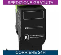 Toner 78C2XK0 Nero per Lexmark Compatibile alta capacità