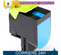 Toner 802SC Ciano per Lexmark Compatibile