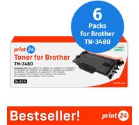 Toner Brother TN3480 Nero 6 pezzi