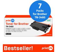Toner Brother TN3480 Nero 7 pezzi