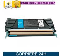 Toner C734A1CG Ciano per Lexmark Compatibile