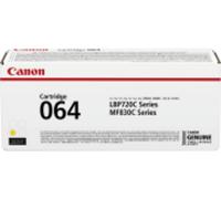 Canon Cartuccia 064 Y TONER Giallo, Rendimento 5.000 Pagine, Imballo in cartone
