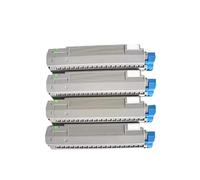 Toner Cartridge， 1 pz, compatibile for stampante OKI C610 C710 C711 C810 C830 C822 C823 C711WT 8432WT 44318661 cartuccia toner,for Replacement(M)