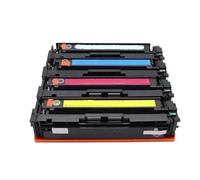Toner Cartridge， Cartuccia toner 1 set CF400A CF400 CF401A 402A 403A 201A, compatibile for HP Color LaserJet Pro M252dn M252n M277dw M277n M274n,for Replacement