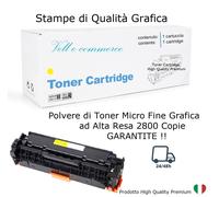 Toner CC532A 304A Yellow Compatibile con HP Colorjet CP2024 CP2025 CP2025