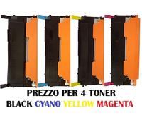 TONER PER SAMSUNG CLX3180 CLX3185 CLP325 CLP320 CARTUCCIA CLT-C4072S CYANO
