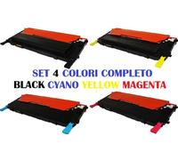 TONER CLT-4092 BLACK-CYANO-YELLOW-MAGENTA COMPATIBILI CON SAMSUNG CLX 3170- 3175
