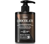 TONER COLORAZIONE SEMI-PERMANENTE NUTRE ILLUMINA E INTENSIFICA IL TUO COLORE IN 10 MINUTI - Black Professonal 300 ml (Chocolate, 300 ml)