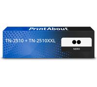 Toner compatibile Brother TN-2510 + TN-2510XXL - Nero Capacità extra-elevata Multipack