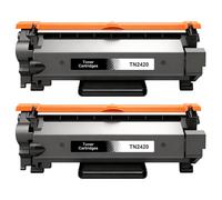 TONER COMPATIBILE BROTHER TN2420 2 X TN2410 PER MFC-L2710DW STAMPANTE LASER NERO