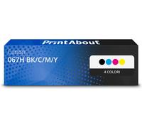 Toner compatibile Canon 067H BK/C/M/Y - 4 colori Alta capacità Multipack