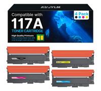 TONER COMPATIBILE HP 117A W2070A CON CHIP 4 PACK STAMPANTE LASER NERO