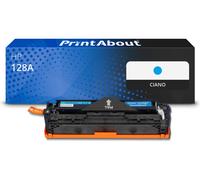 Toner compatibile HP 128A (CE321A) - Ciano