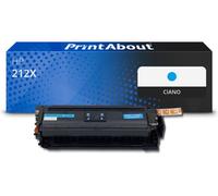 Toner compatibile HP 212X (W2121X) - Ciano Alta capacità