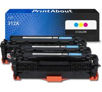 Toner compatibile HP 312A (CF440AM) - 3 colori Multipack