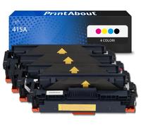 Toner compatibile HP 415A (W2030A) - 4 colori Multipack