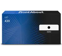 Toner compatibile HP 43X (C8543X) - Nero Alta capacità