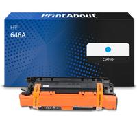 Toner compatibile HP 646A (CF031A) - Ciano