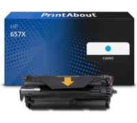 Toner compatibile HP 657X (CF471X) - Ciano Alta capacità