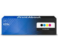 Toner compatibile HP 659x (W2010/11/12/13X) - 4 colori Alta capacità Multipack