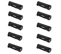 TONER COMPATIBILE HP CE278 278 78A CANON CRG728 728 128 328 Bk Nero 10 PEZZI