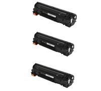 TONER COMPATIBILE HP CE278 278 78A CANON CRG728 Bk Nero 3 PEZZI