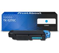 Toner compatibile Kyocera TK-5270C - Ciano