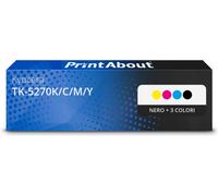 Toner compatibile Kyocera TK-5270K/C/M/Y - Nero + 3 colori Multipack