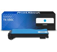 Toner compatibile Kyocera TK-550C - Ciano