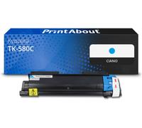 Toner compatibile Kyocera TK-580C - Ciano