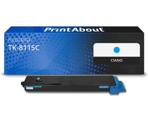 Toner compatibile Kyocera TK-8115C - Ciano