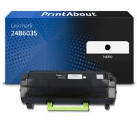 Toner compatibile Lexmark 24B6035 (XM1145) - Nero