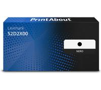 Toner compatibile Lexmark 52D2X00 (522X) - Nero Capacità extra-elevata