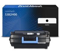 Toner compatibile Lexmark 53B2H00 - Nero Alta capacità