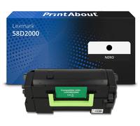 Toner compatibile Lexmark 58D2000 - Nero
