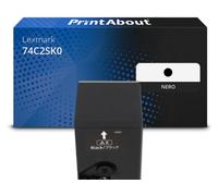 Toner compatibile Lexmark 74C2SK0 - Nero Alta capacità
