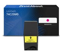 Toner compatibile Lexmark 74C2SM0 - Magenta Alta capacità