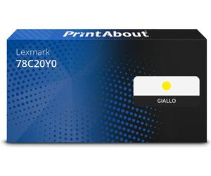 Toner compatibile Lexmark 78C20Y0 - Giallo