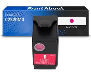 Toner compatibile Lexmark C2320M0 - Magenta
