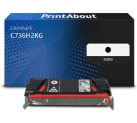 Toner compatibile Lexmark C736H2KG - Nero Alta capacità