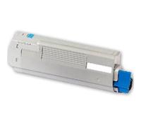 Toner compatibile Oki 43381907 Ciano