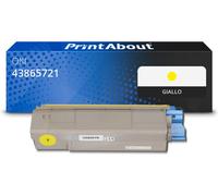 Toner compatibile OKI 43865721 - Giallo